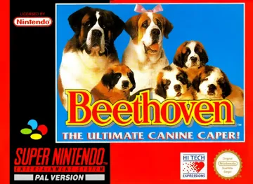 Beethoven - The Ultimate Canine Caper! (Europe) box cover front